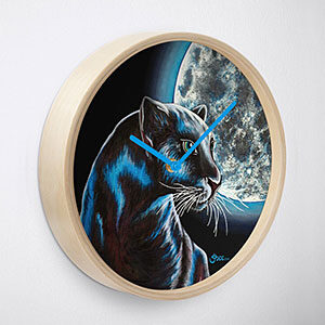 Moon Panther Clock