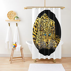 Leopard Shower Curtain