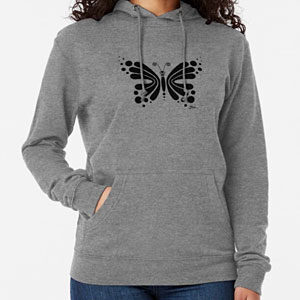 Hypnotic Moth Hoodie