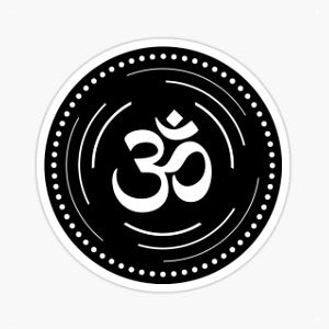 Om Vibration Sticker