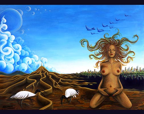 Path of Mankind – acrylic on canvas