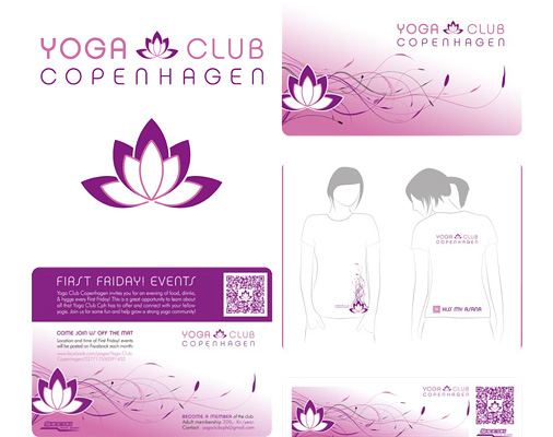 Business Brand Design - Yoga Club Copenhagen