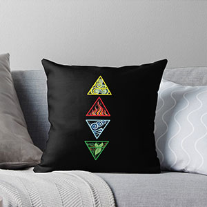 The Four Elements Pillow